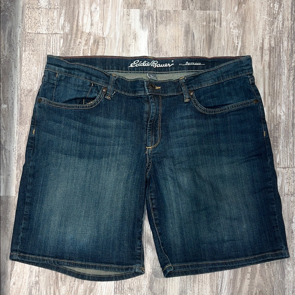 🔥‼️Eddie Bauer Dark Blue Denim Shorts‼️🔥